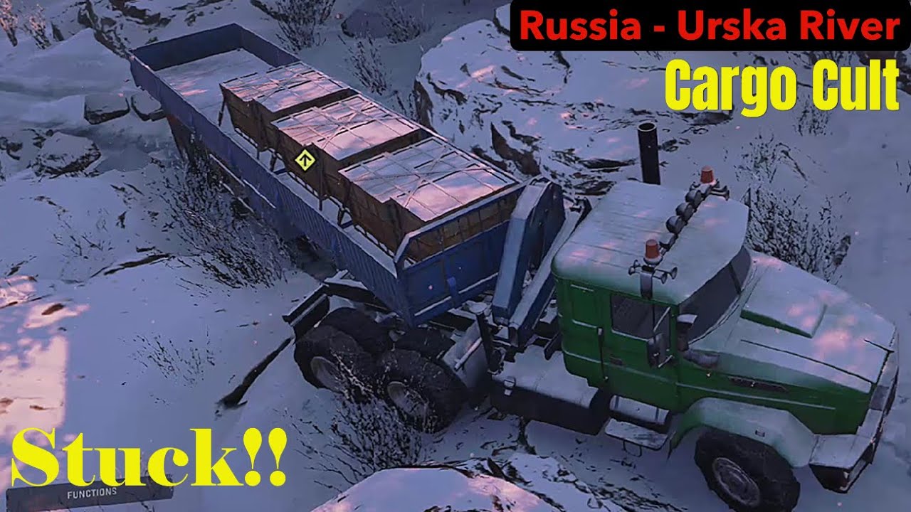 Russian Federation, Urska River - Cargo Cult - SnowRunner Play Through Part 547
