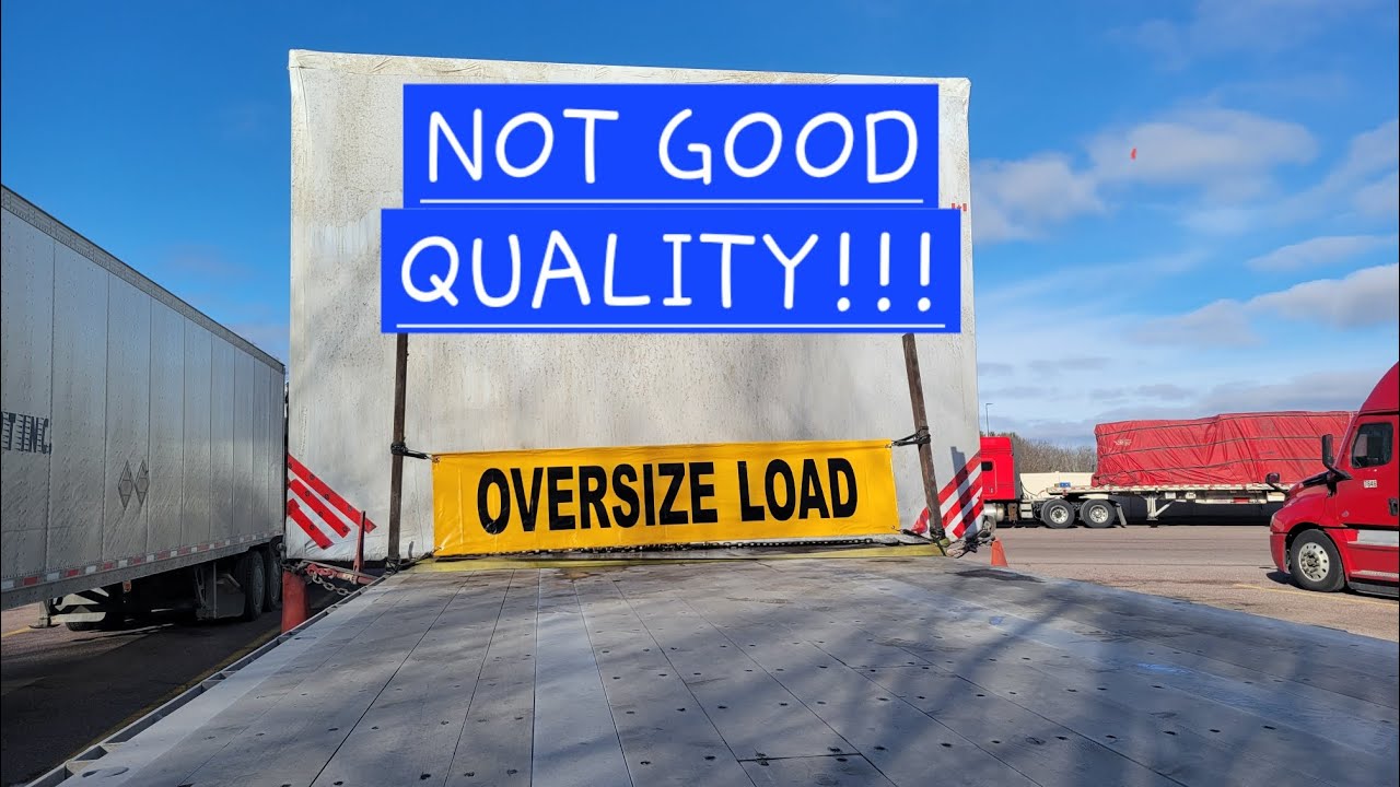 GOT TO PURCHASE NEW OVERSIZE LOAD BANNER! INDOTRUCKER 