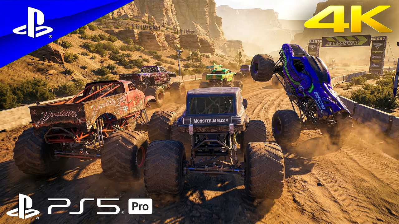 Monster Jam Showdown Tour Gameplay | Realistic ULTRA Graphics PS5 Pro [4K60FPS]