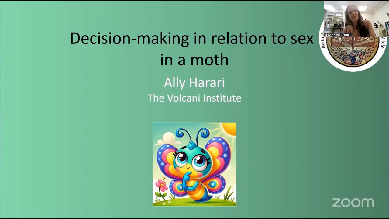 Ally Harari: Decision-making in relation to sex in a moth (21 Oct. 2025)