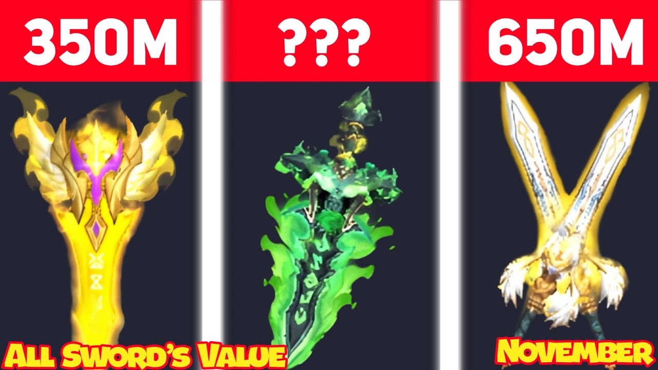 Список ценностей Skyblock 2025 || Все ценности MVP Swords || Skyblock Blockman Go