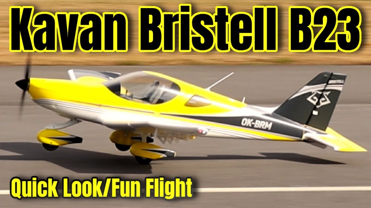 KAVAN Bristell B23 1600mm PNP - Model AV8R Quick Look/Fun Flight