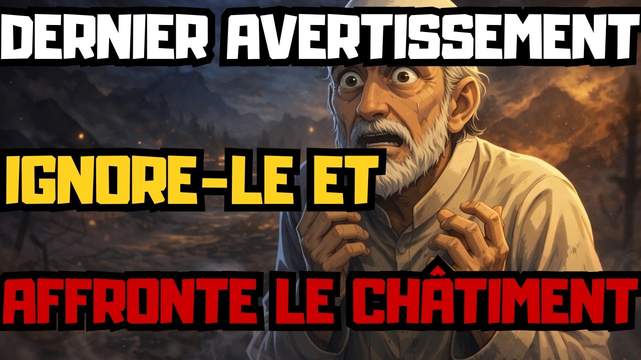 Ce dernier avertissement est final : si tu l’ignores, le châtiment sera à toi de porter | Islam