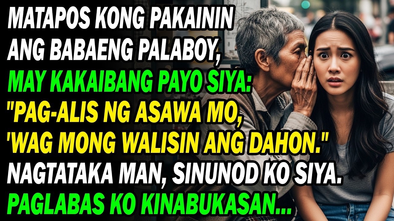 Pinakain Ko Ang Palaboy, At May Payo Siya Pag-alis Ng Mister Mo, 'Wag Mong Walisin Ang Dahon.🍂🚫