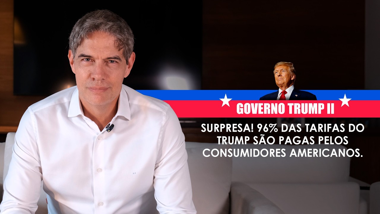 Surpresa! 96% das tarifas do Trump são pagas pelos consumidores americanos.