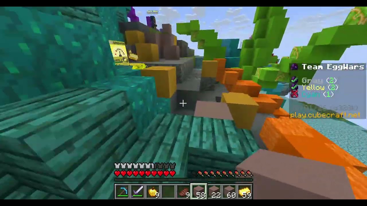 Minecraft Eggwars Cubecraft - Under the sea Map