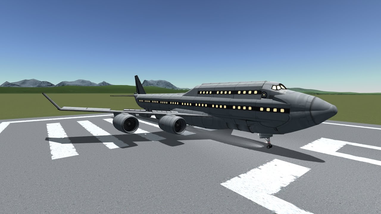 100% СТОИМОСТЬ Boeing 747 Speed, сборка в KSP