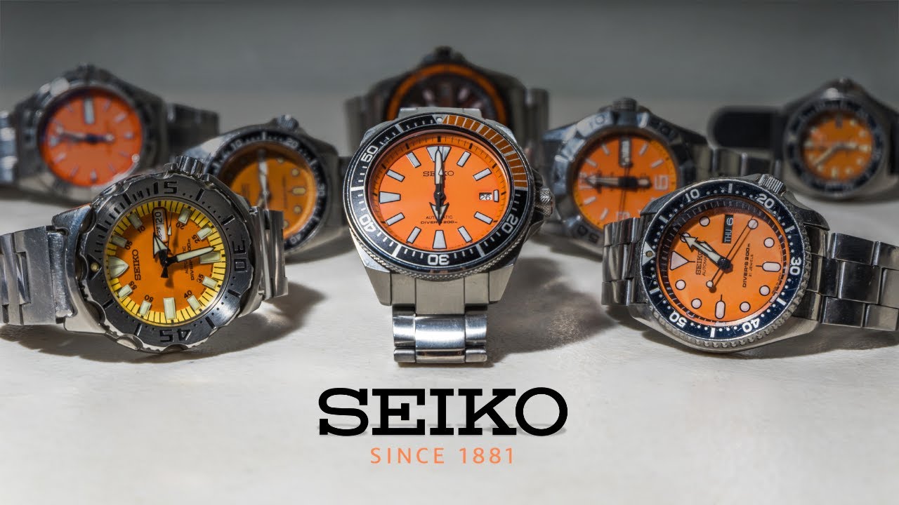 Моя коллекция Seiko: Orange Edition 🍊