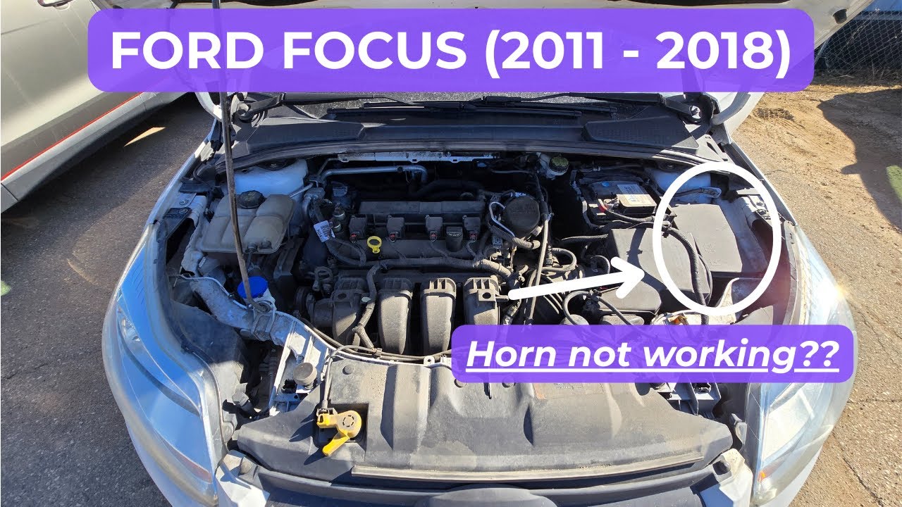 Ford Focus - HORN FUSE & RELAY LOCATION (2011 - 2018)