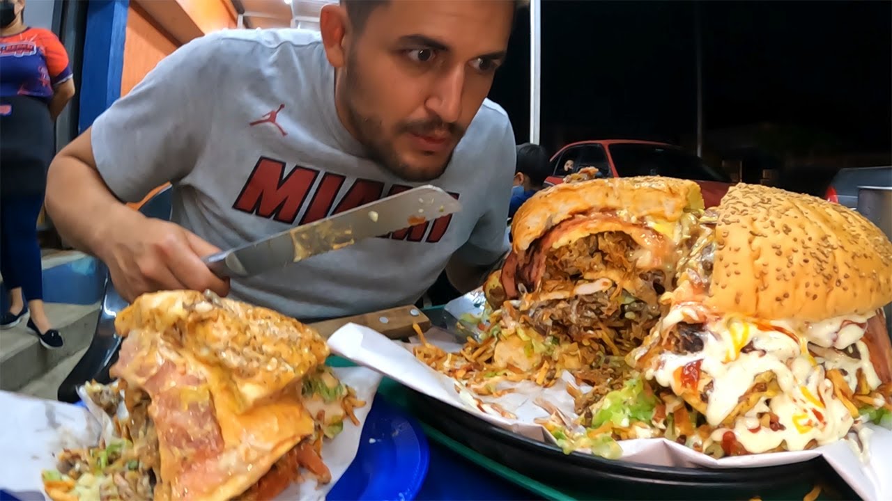 Maracaibo 11 POUND Burger Challenge 😱 🇻🇪