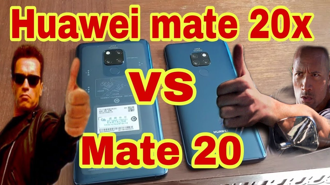 Huawei Mate 20 X  против Huawei Mate 20 сравнение!!!
