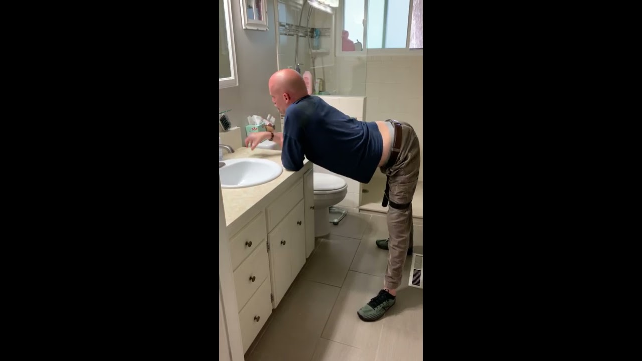 Getting up from toilet