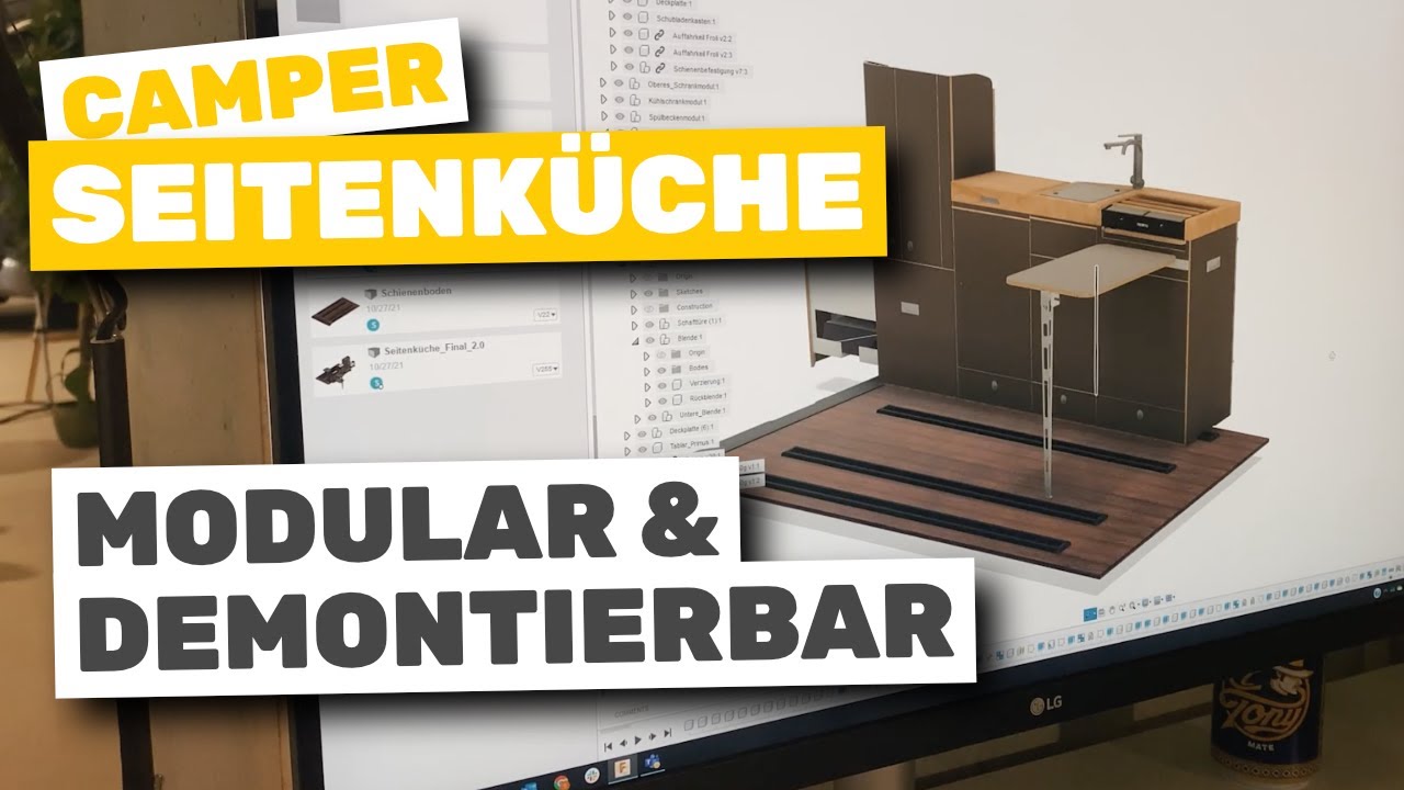Demontierbar & Modular | Die clevere Seitenküche für deinen Camper | Yellowcamper
