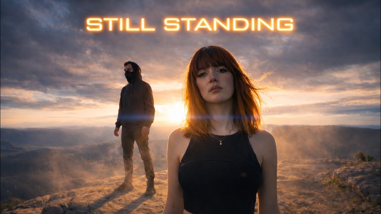 Alan Walker X Sasha Alex Sloan style-STILL STANDING | Dark EDM | Powerful EDM(Official Lyrics Video)