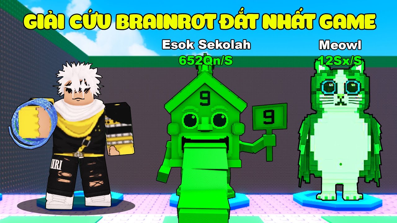 (Roblox) Tôi Giải Cứu Brainrot Bí Ẩn 