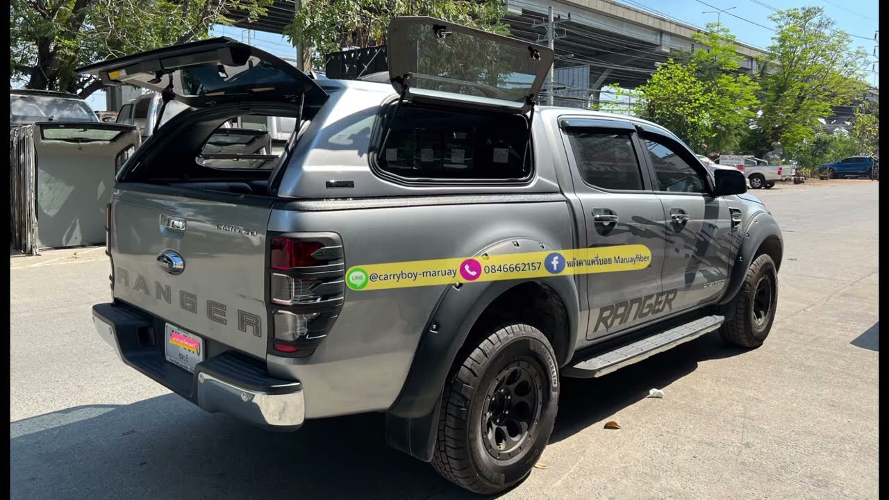 ติดตั้ง #หลังคาสมาร์ทท็อปSM4 #Smarttop หลังคารถกระบะเปิด3ด้าน รถ FORD CAB4 #ร้านมารวยไฟเบอร์ Ep.329