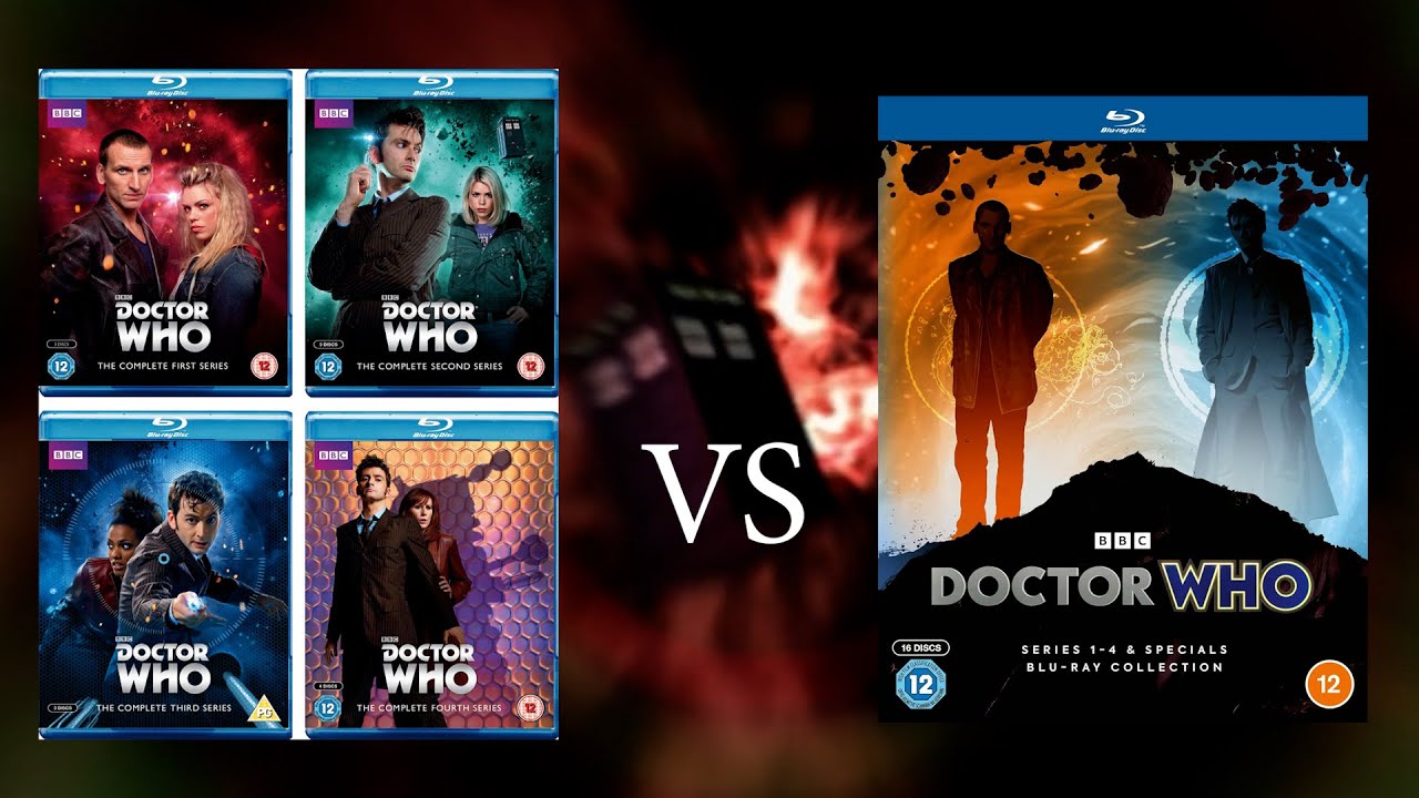 Doctor Who Series 1-4 2023 Blu-ray VS 2013 Blu-ray Comparison