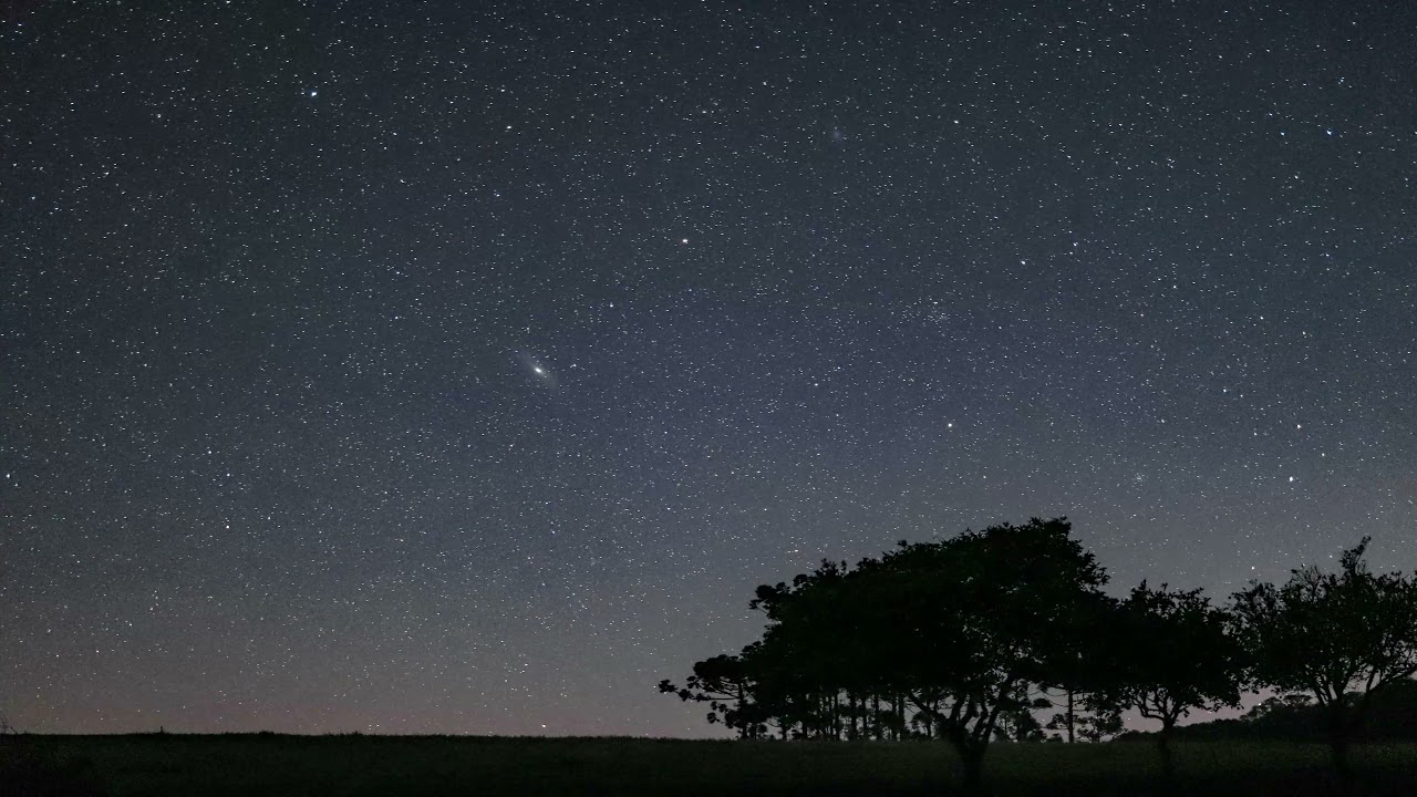 Timelapse Andrômeda 4k Canon Sl2 astrophotography
