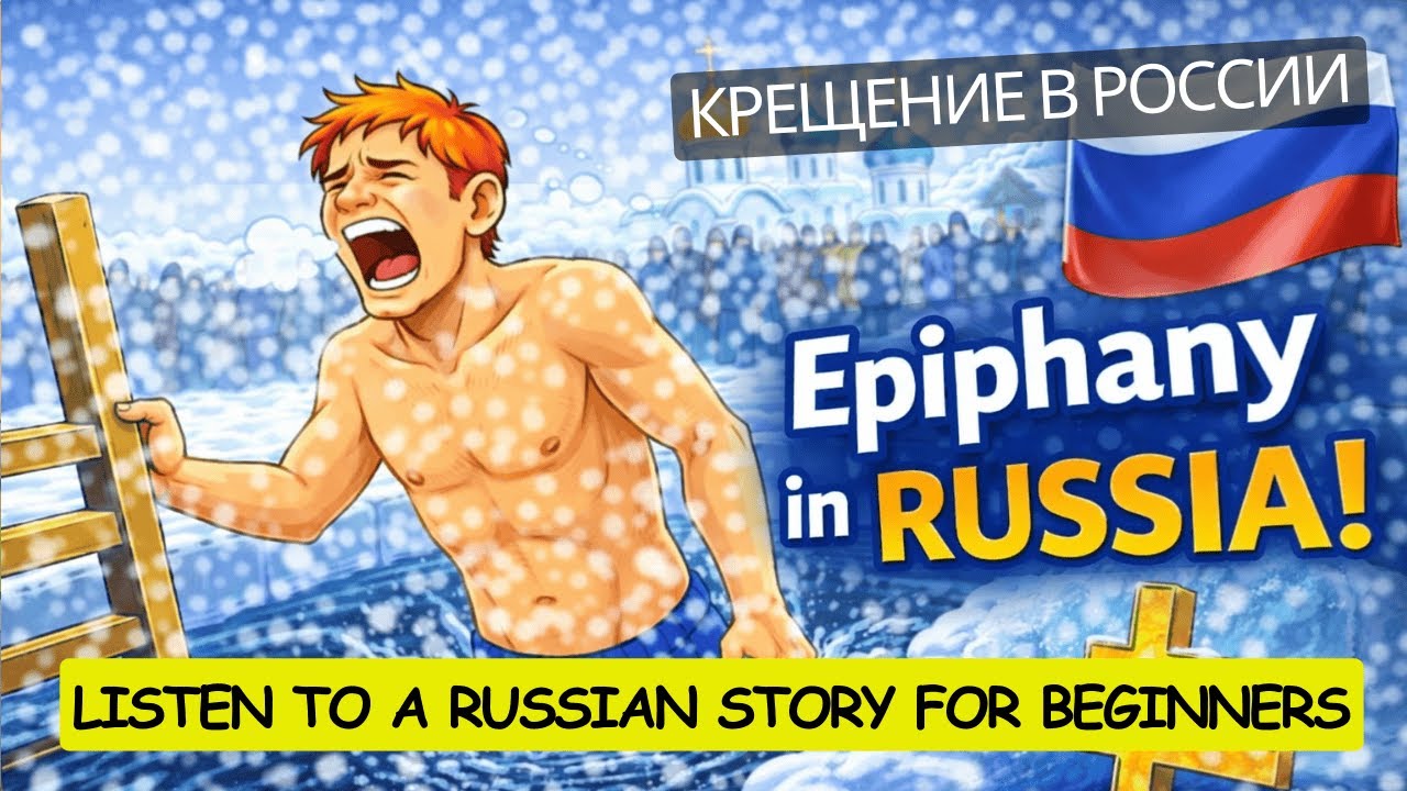 Russian Listening Practice: “Epiphany in Russia” – Slow Story (Beginner A1 Level)