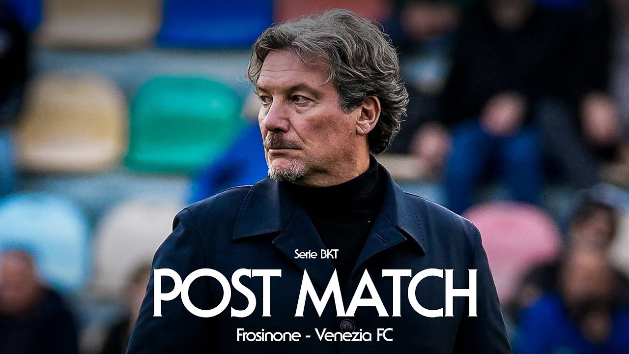 Conferenza Stampa post partita | Giovanni Stroppa | Frosinone - Venezia FC