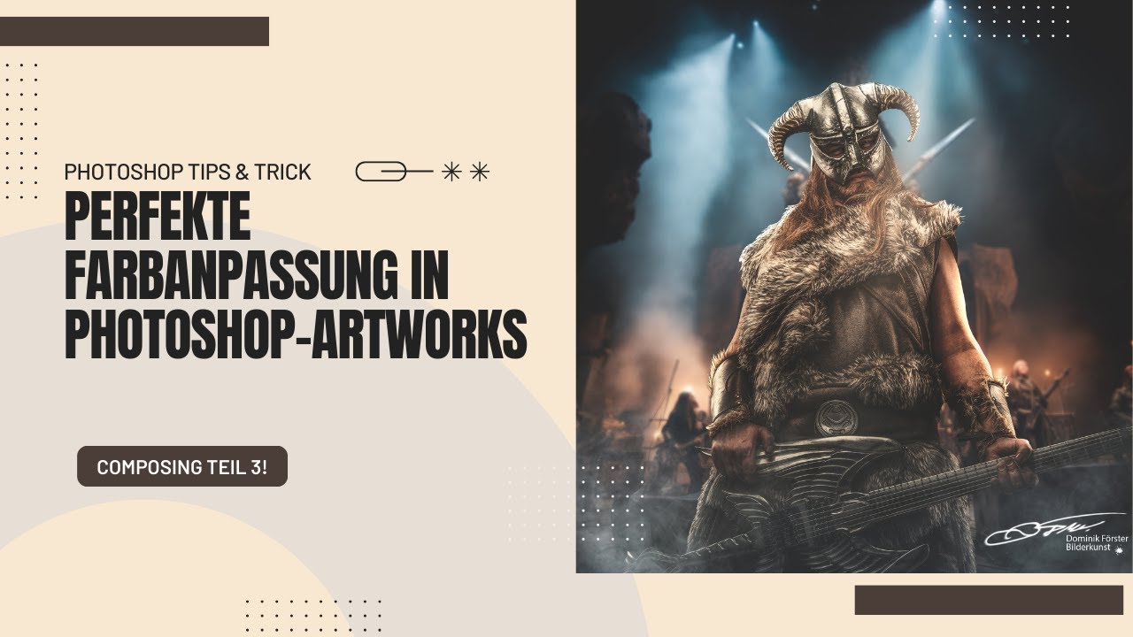 Perfekte Farbanpassung in Photoshop-Artworks: Tipps f&uuml;r harmonische BildmontagenFarbharmonie