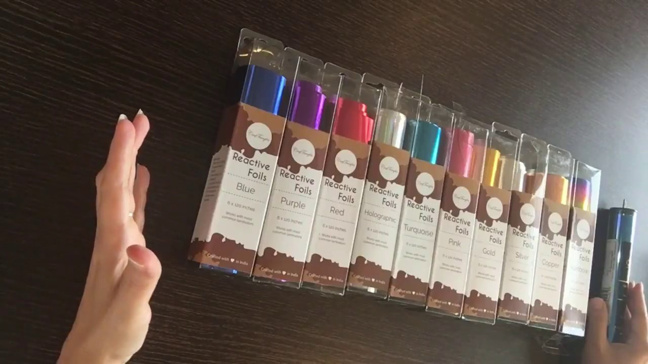 How to Use Reactive Foils with Double Sided Adhesive [Tutorial by Colleen Hollis]