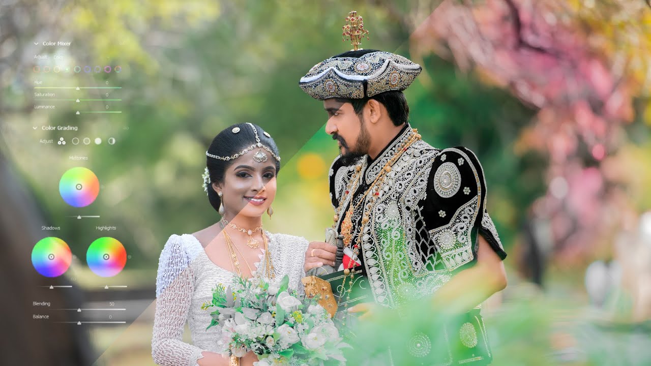 Sri Lankan Wedding Photo High-End Retouching Tutorial 002 | PS 2021 | Wide Studio 360 Photography