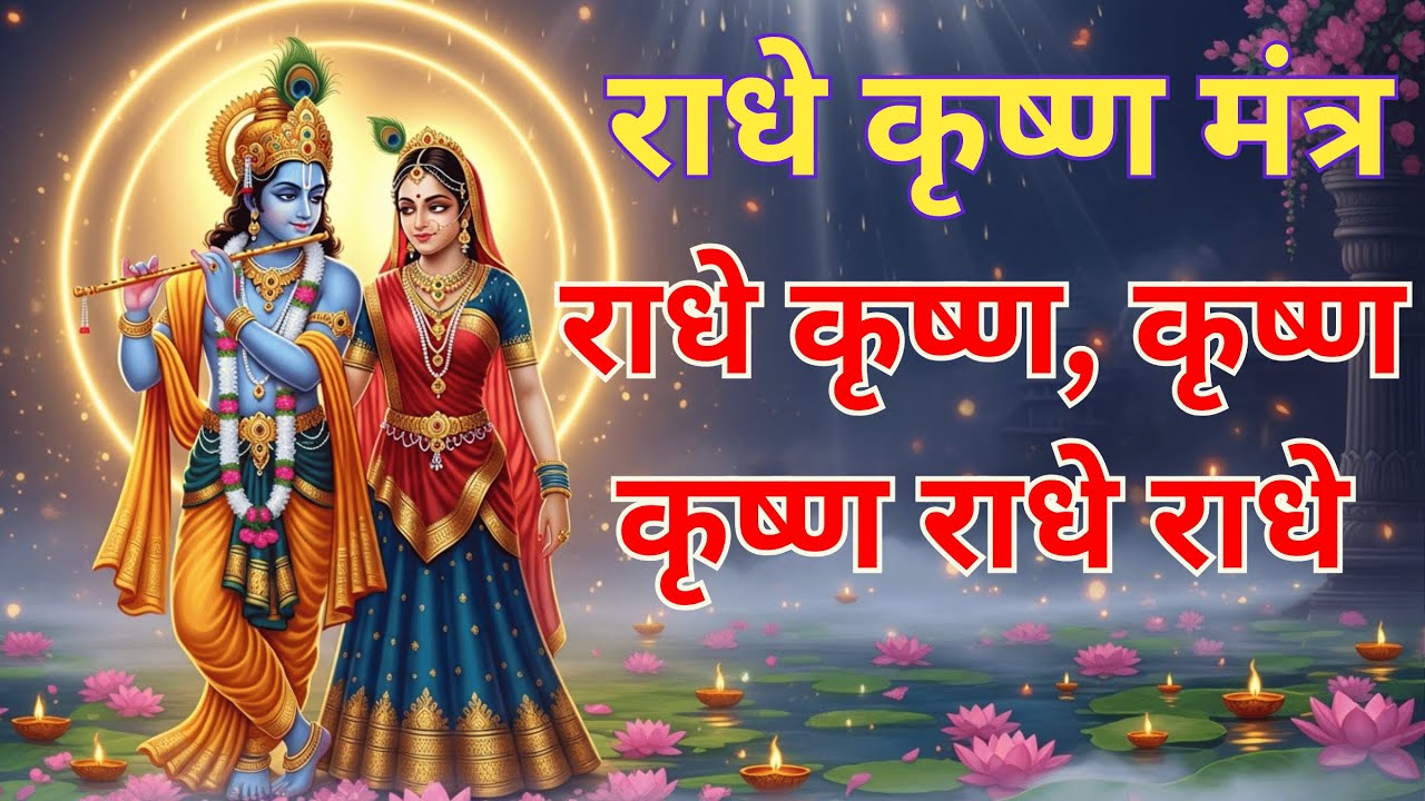 राधे कृष्ण मंत्र जप | Krishna Krishna Radhe Radhe | Bhajan for Peace & Positivity | Yogi Voice |