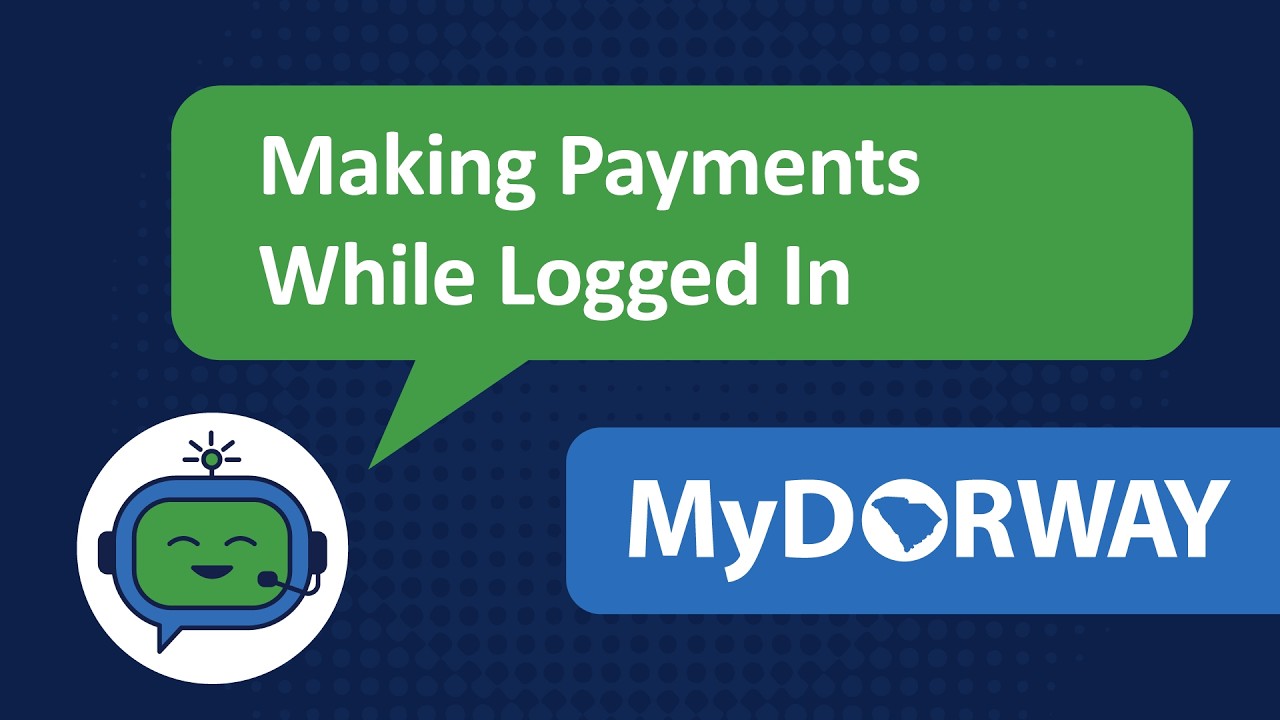 Making Payments on MyDORWAY While Signed In