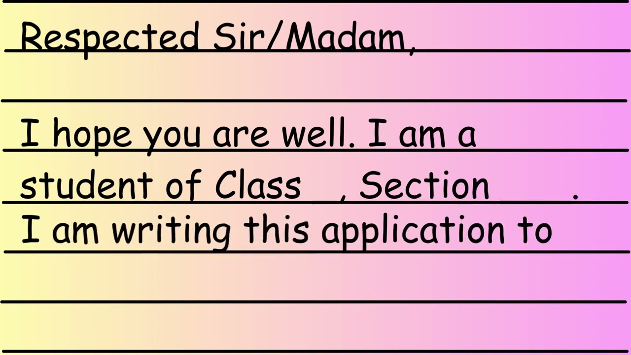 Application to the Principal for Adding More Books in the School Library” 🏫📖