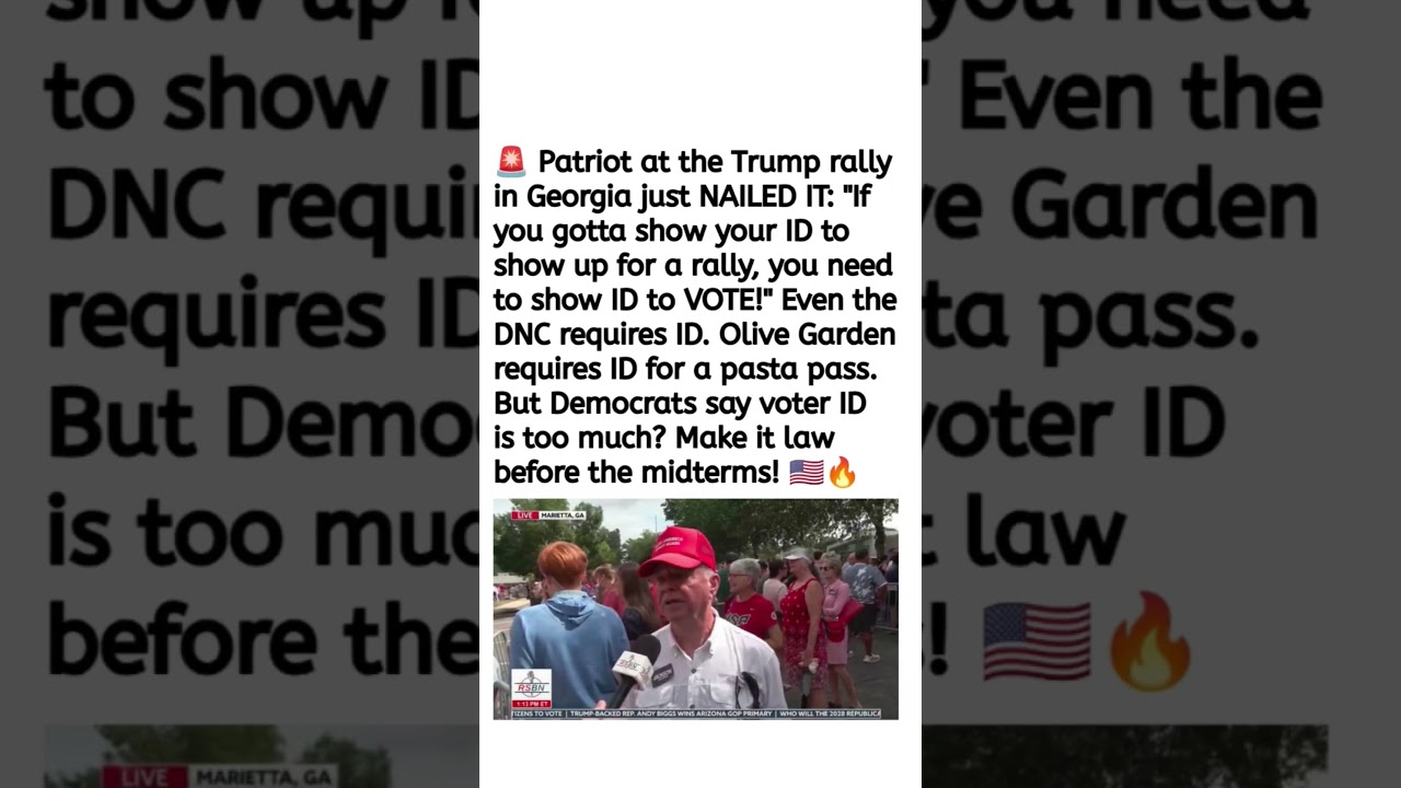 Trump Rally Voter ID Comments Spark Debate 🇺🇸
