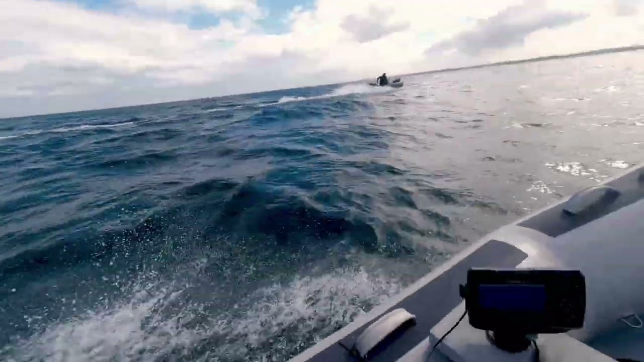 Heading In Through Rough Seas With The Honwave T38