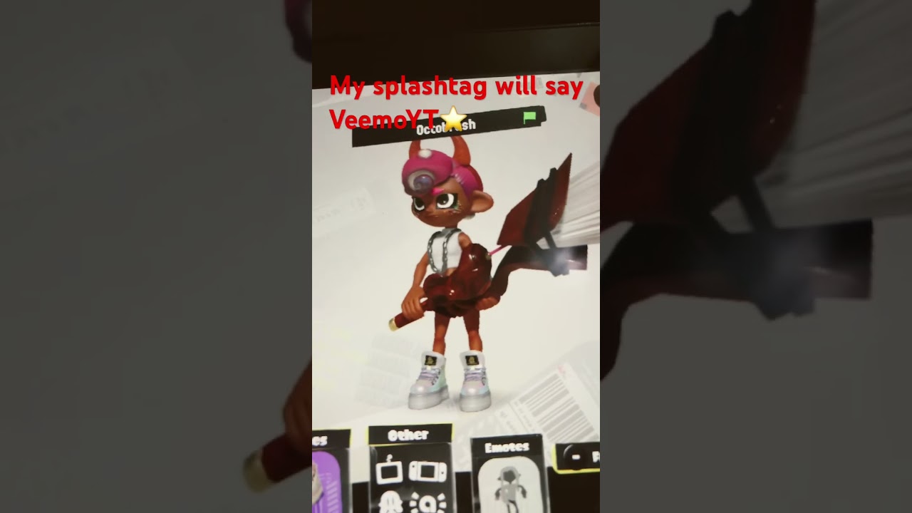 My splashtag says VeemoYT★