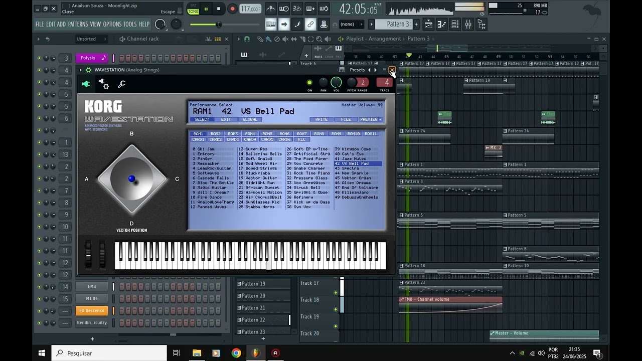 Anailson Souza - Moonlight | FL Studio Song, High Audio Quality | New Italo Disco 2025