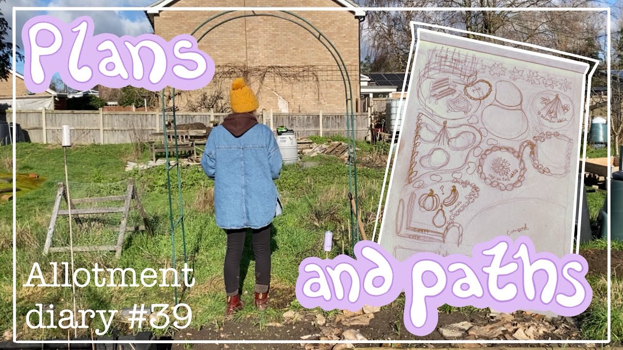 Starting to prep the paths in my flower patch | 🌸🌱 Allotment diary 39🌱🌸