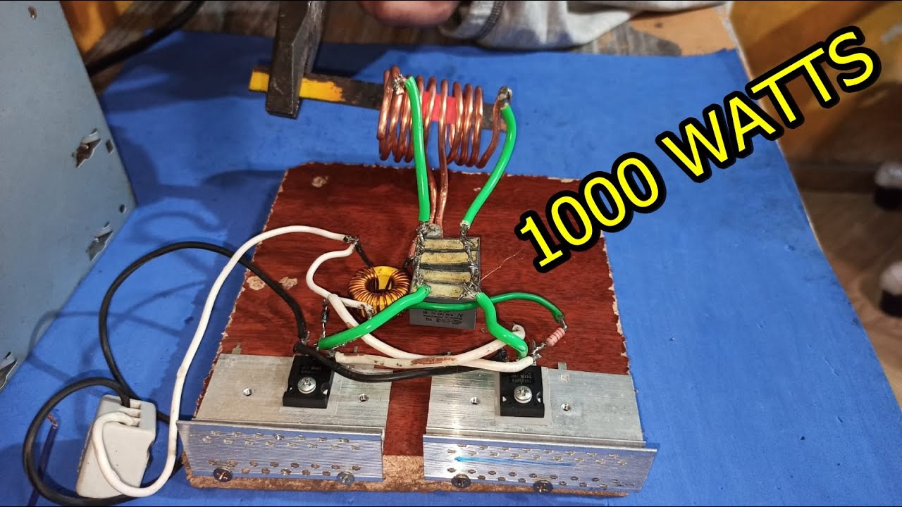 COMO FAZER UM AQUECEDOR INDUTIVO CASEIRO 1000 W - Super Fácil