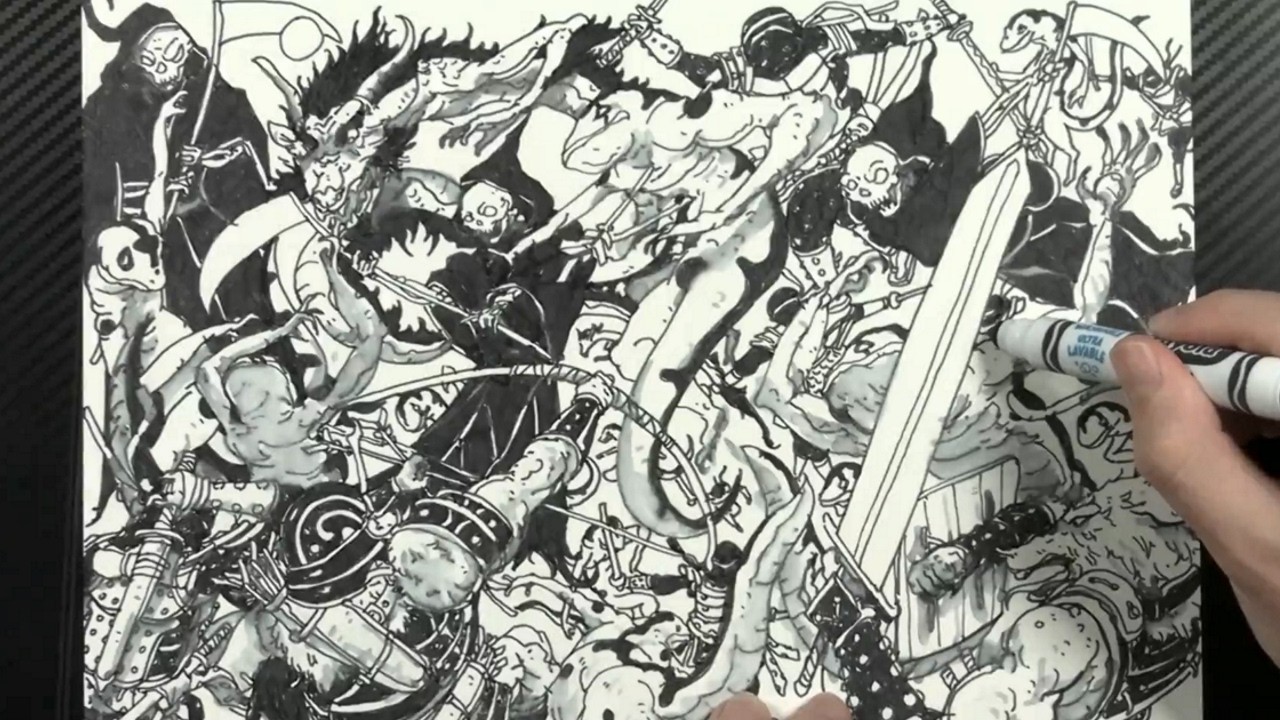 Full Page with Crayola Marker