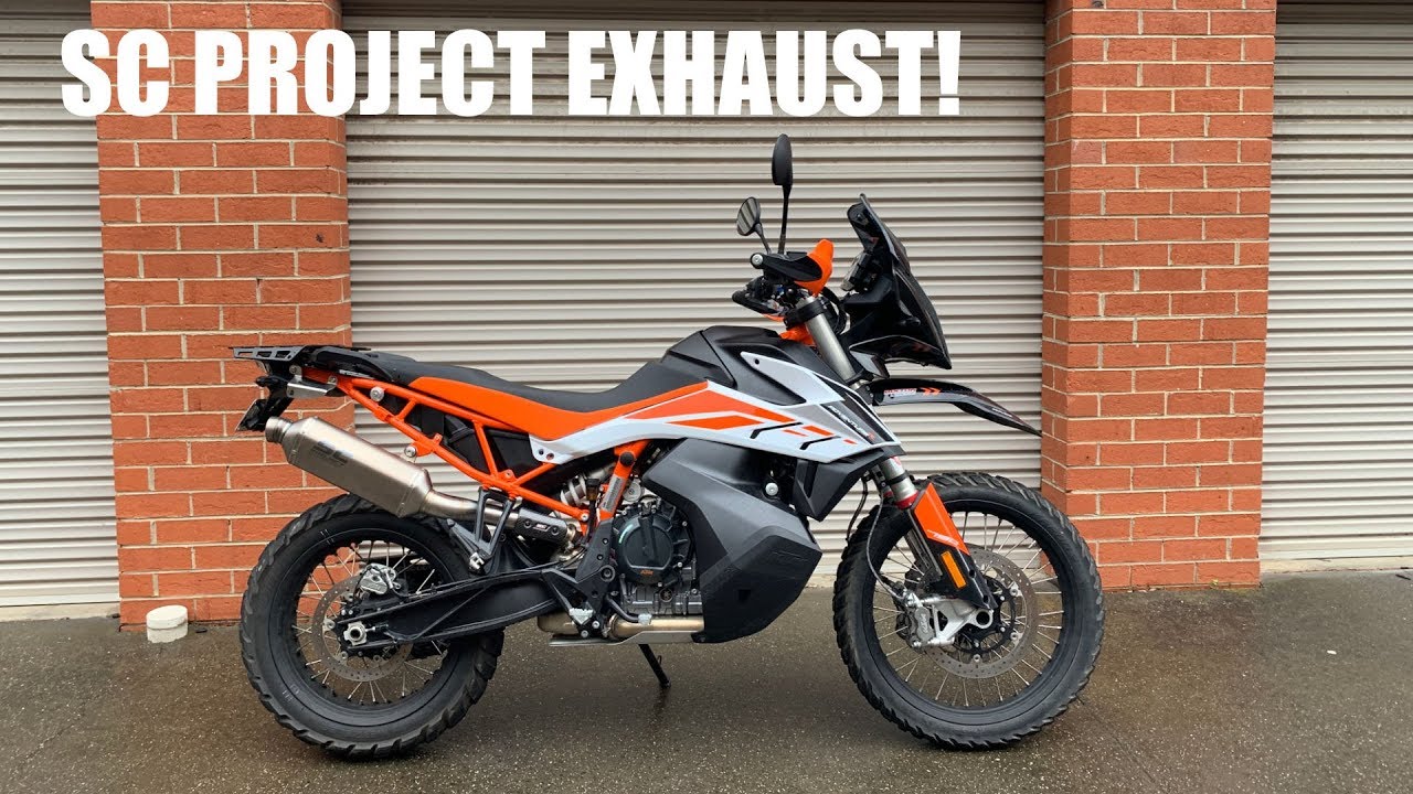 KTM 790 Adventure R SC Project Exhaust Swap!