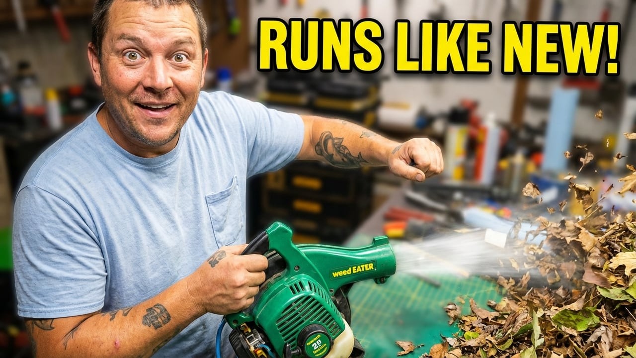 I Fixed This Broken Leaf Blower From the Thrift Store Part 1
