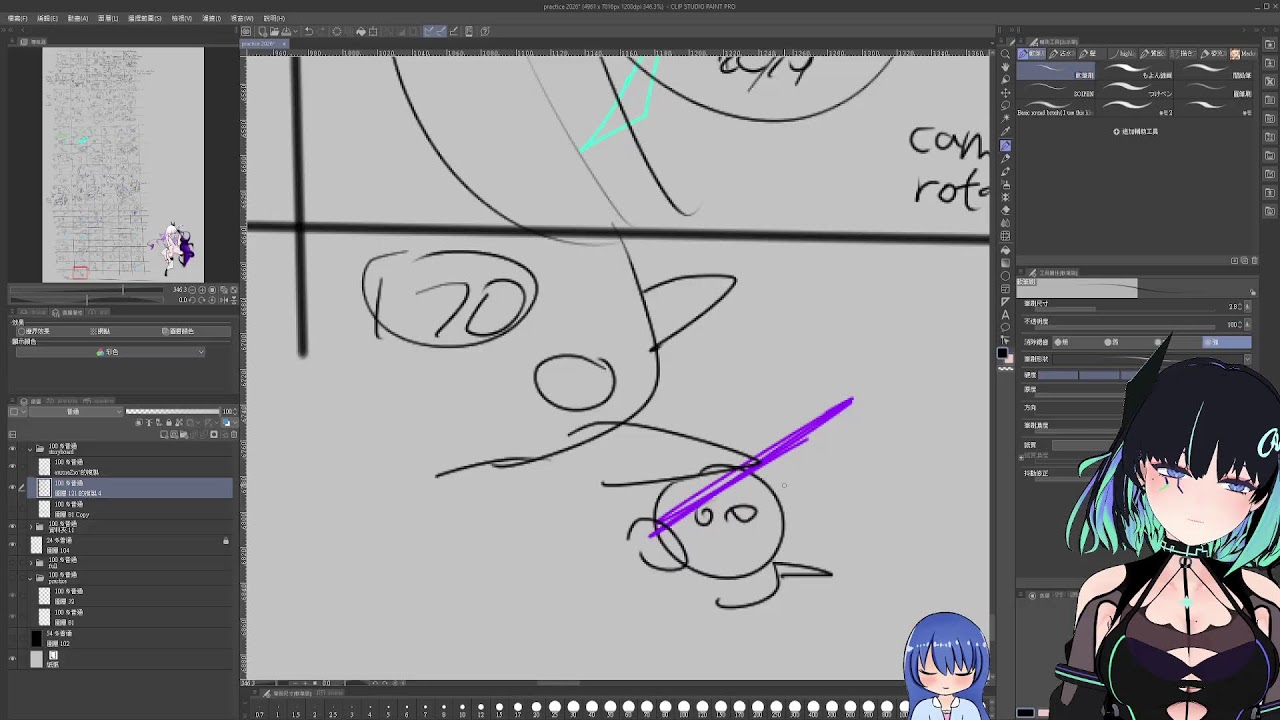 【Drawing】20260302 drawing practice + aurora project II storyboard