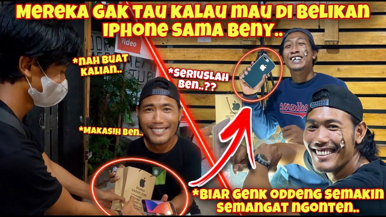 BAHAGIANYA BENY BELIIN BAGONG & DENY IPHONE BUAT MEREKA NGONTEN