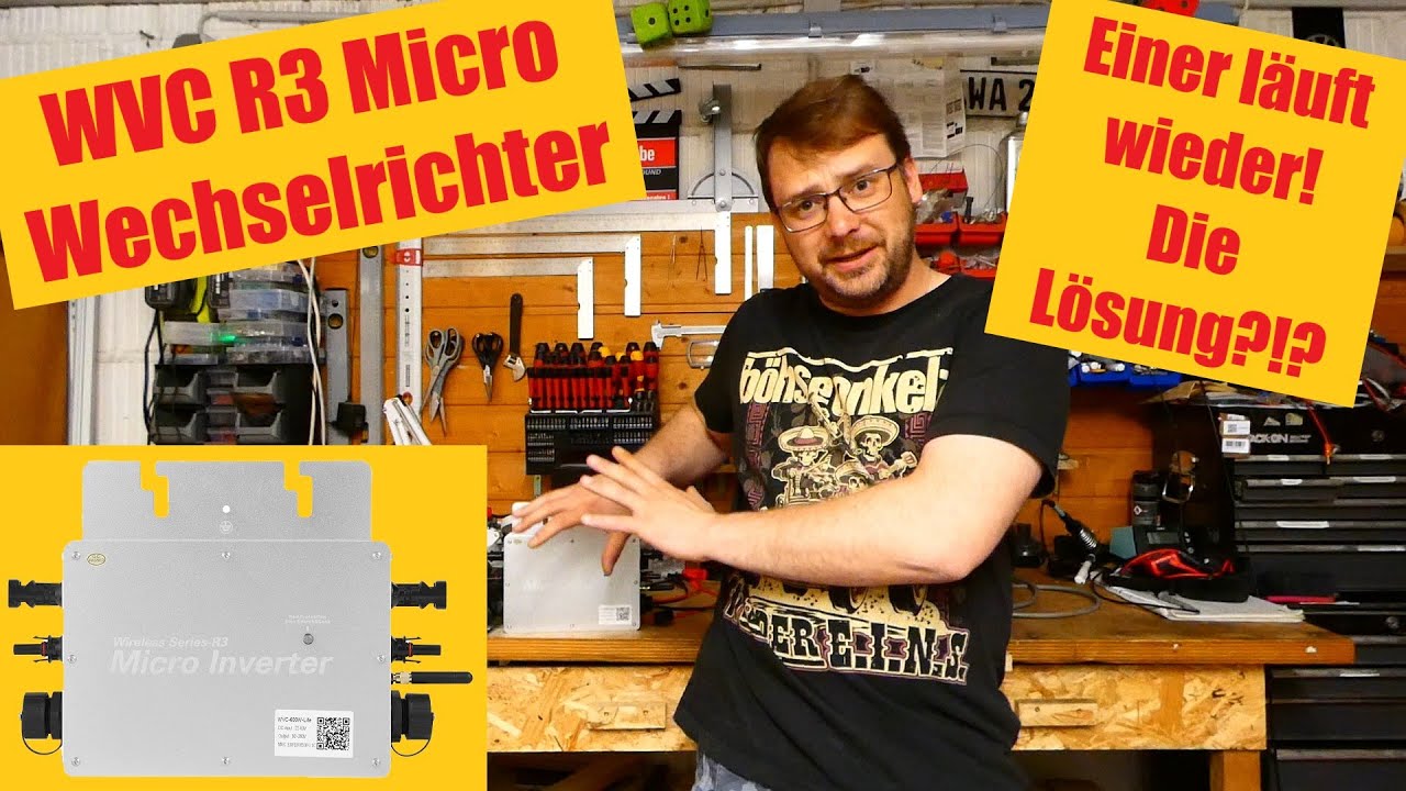WVC 600 R3 Micro Inverter - LÄUFT WIEDER! Ich habe einen zum Laufen bekommen!