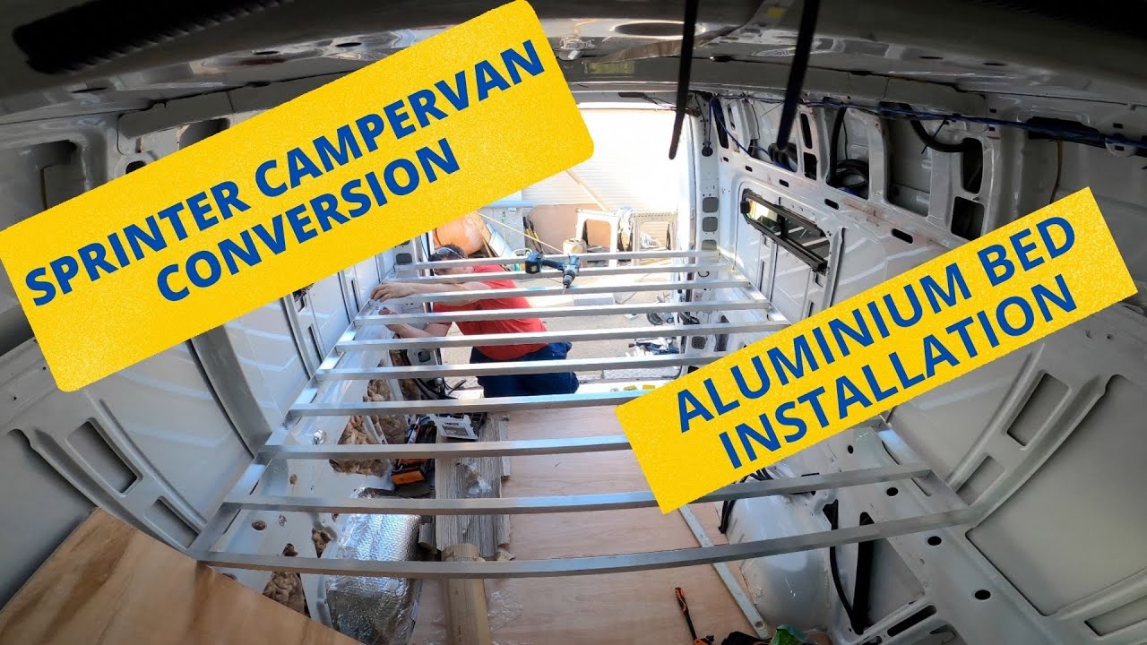 Self Build Campervan Conversion Bed Build  4K