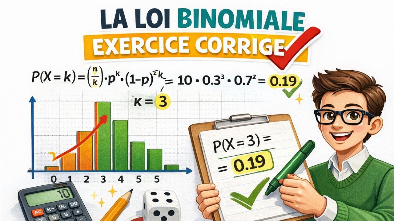 Loi Binomiale [Exercice corrigé]