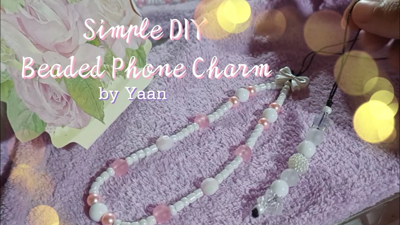 Making Simple Beaded Phone Bling Accessory ✨💕