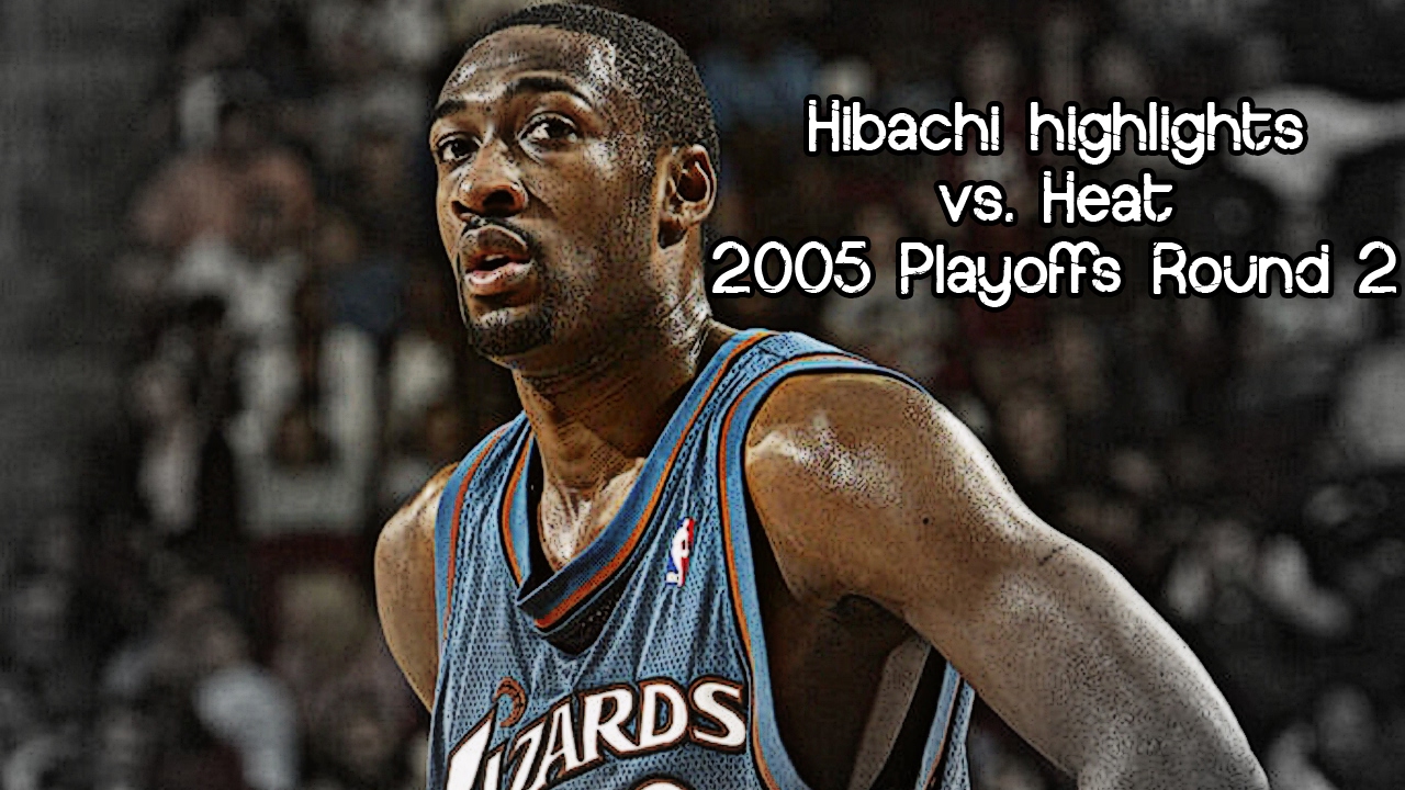 Gilbert Arenas 28 pts & 5 ast (2005 NBA Playoffs R2G2 - Washington Wizards vs. Miami Heat)