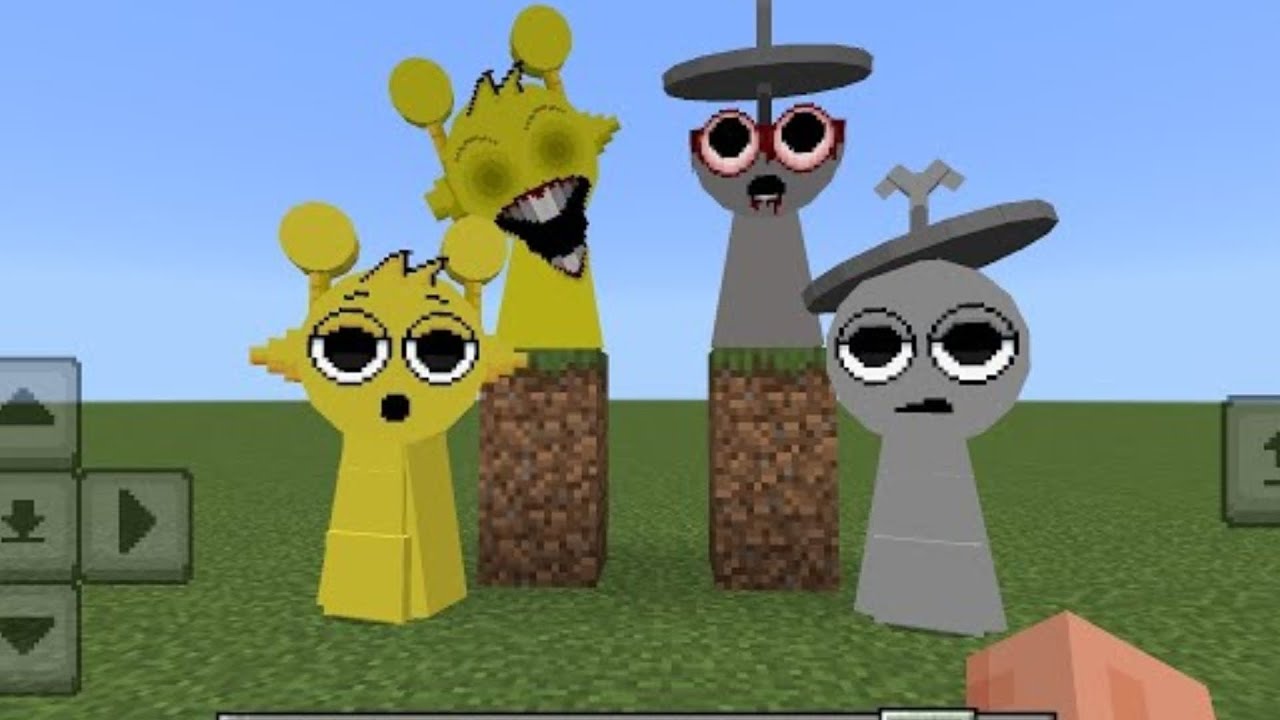 I Summon NEW Incredibox Sprunki in Minecraft PE Mod!!!”