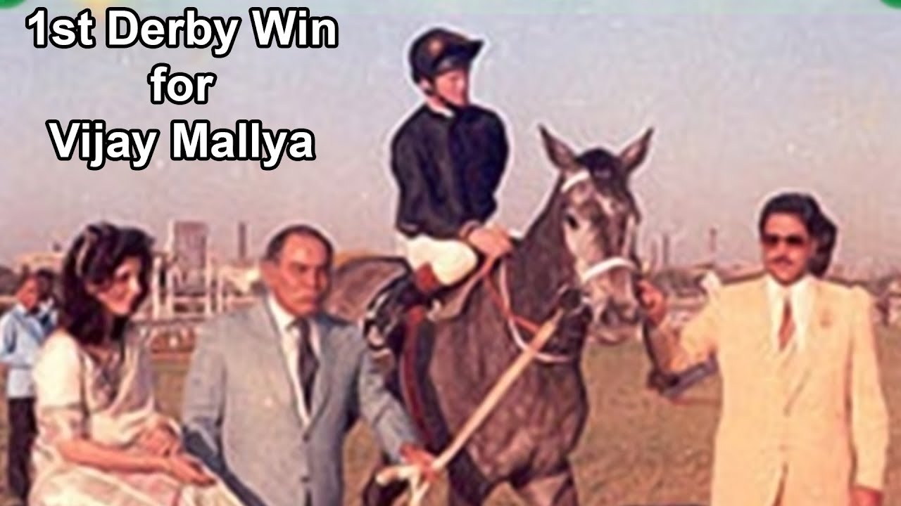 Cordon Bleu with M J Kinane up wins The Indian Derby 1988 1st Win for Vijay Mallya