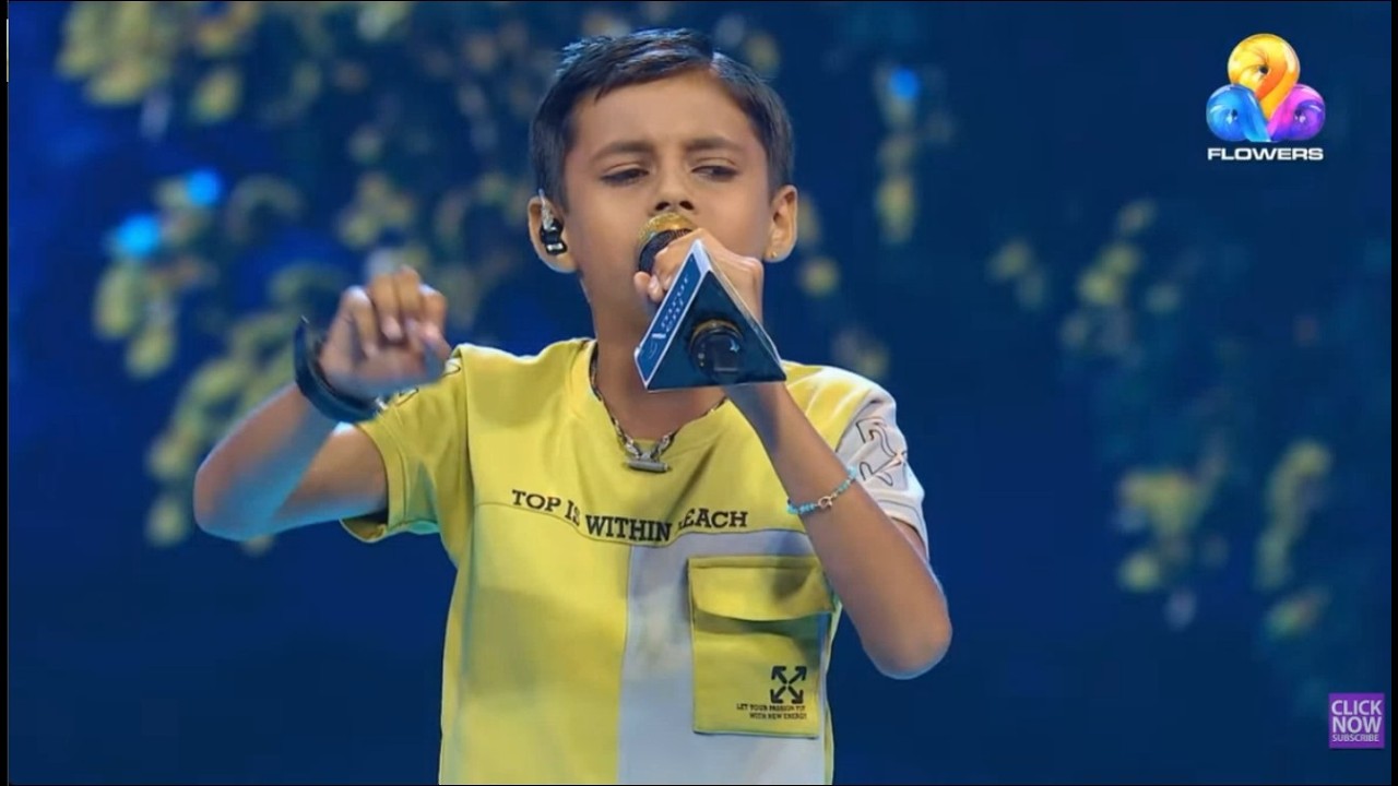 ഋജ്വൽ l രാവ് നിലാപ്പൂവ് പാരാകെ ഒരു പൂങ്കാവ്മേലെ മലമേലെ മിന്നണല്ലോ... l Top Singer Season 6