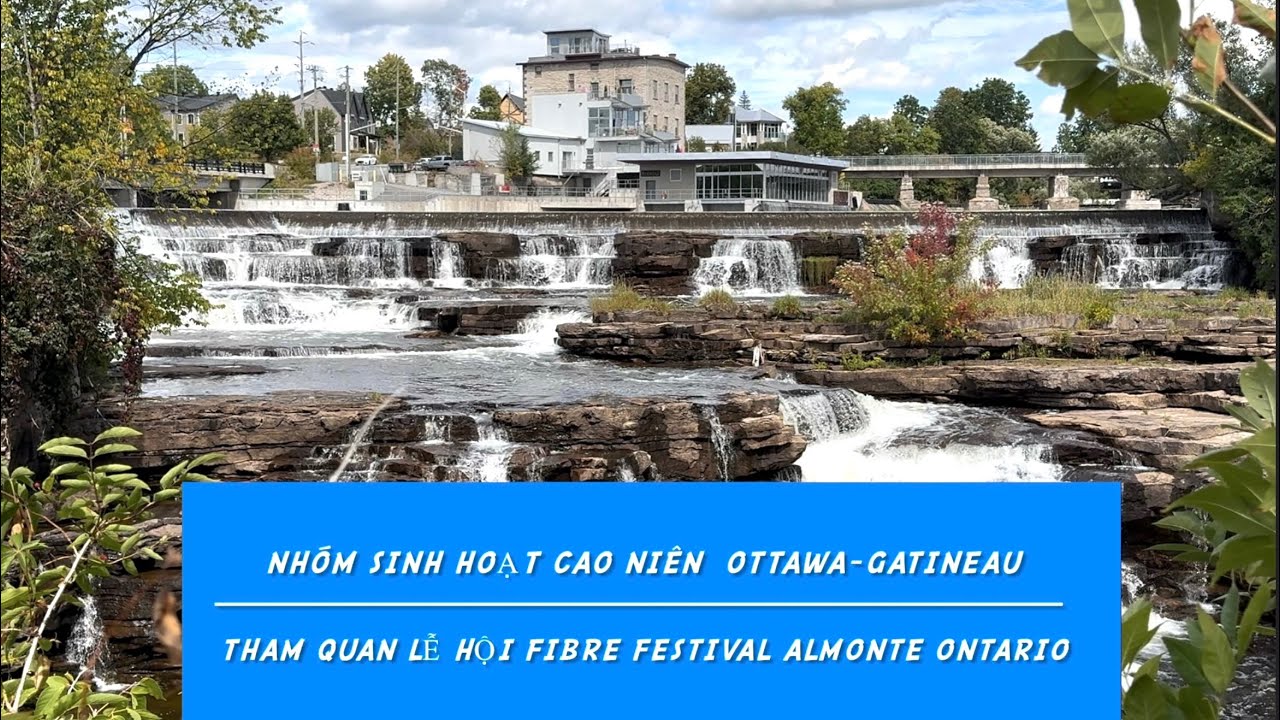 Nh&oacute;m Sinh Hoạt Cao Ni&ecirc;n Ottawa-Gatineau Tham Quan Lễ Hội Fibre Festival Almonte Ontario 